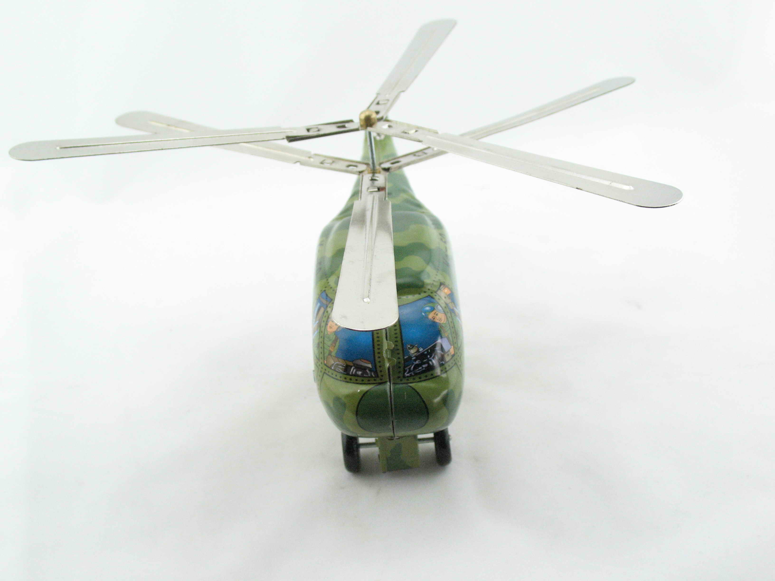 Blechspielzeug - Helikopter Ka-50 grün, Militär