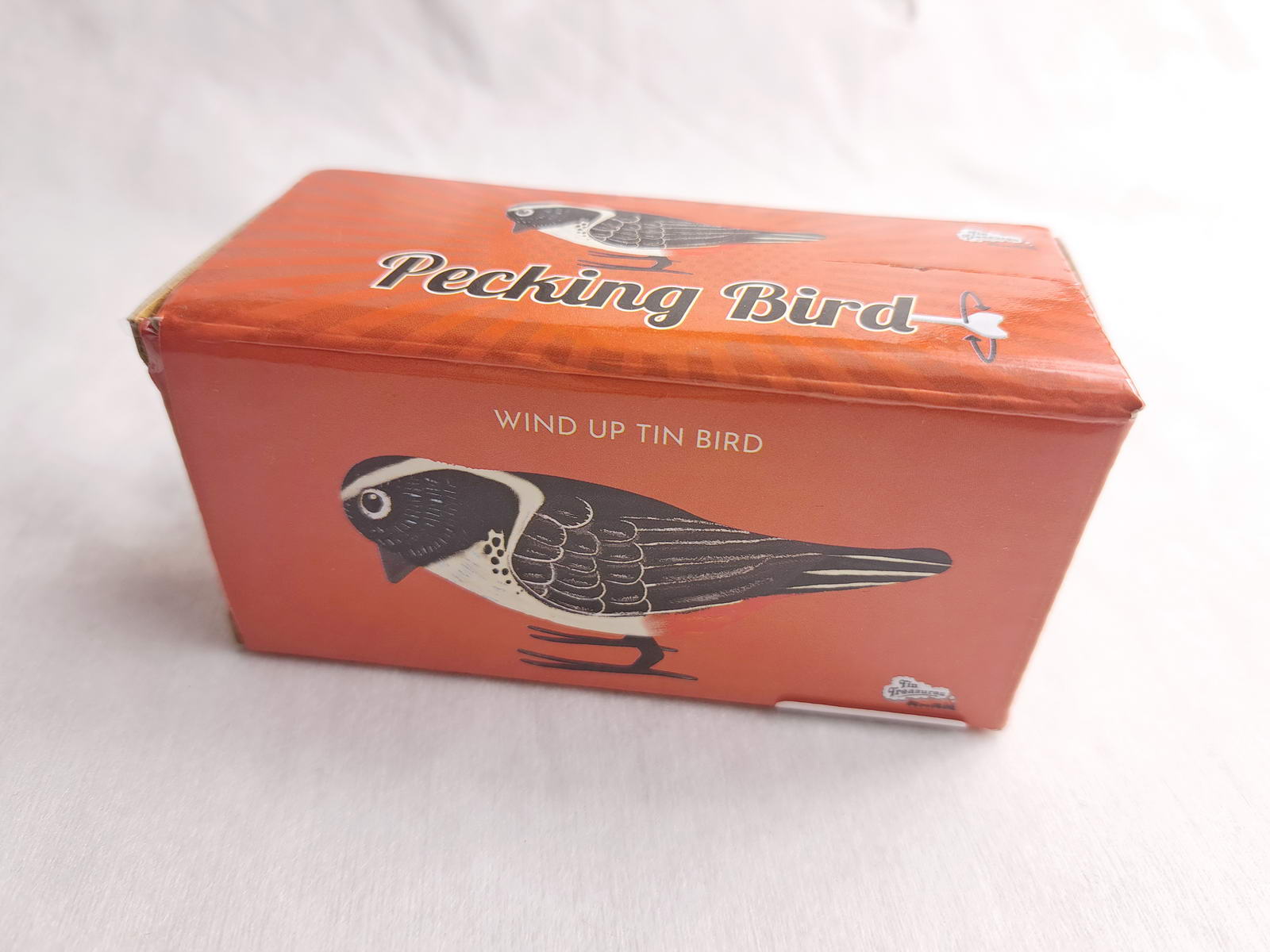 Blechspielzeug - Pickvogel zum Aufziehen, schwarz