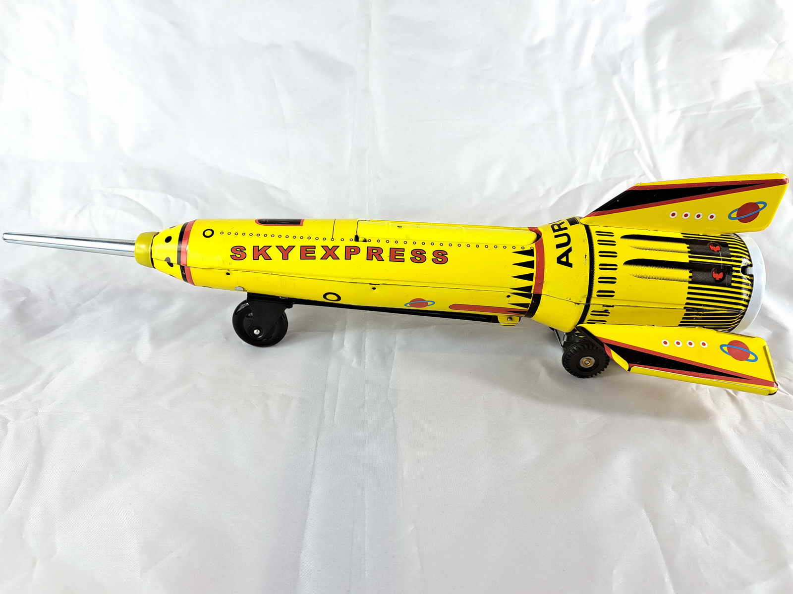 Blechspielzeug - Rakete gelb 'AURUM' von DBS