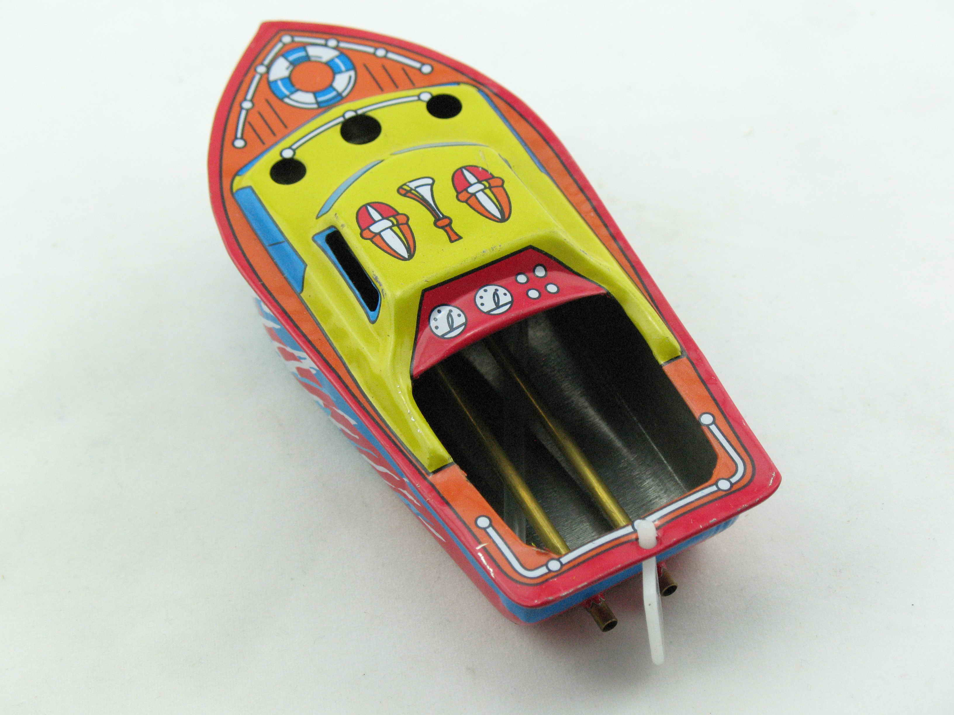 Blechspielzeug - Pop Pop Kerzenboot
