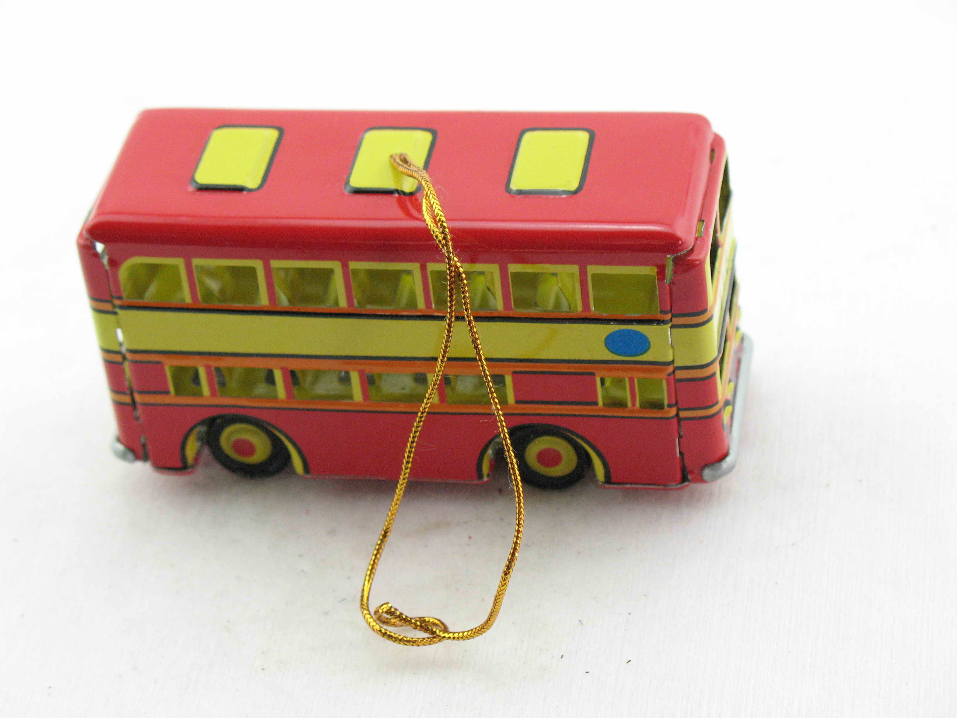 Blechspielzeug - Deko-Doppeldecker Bus