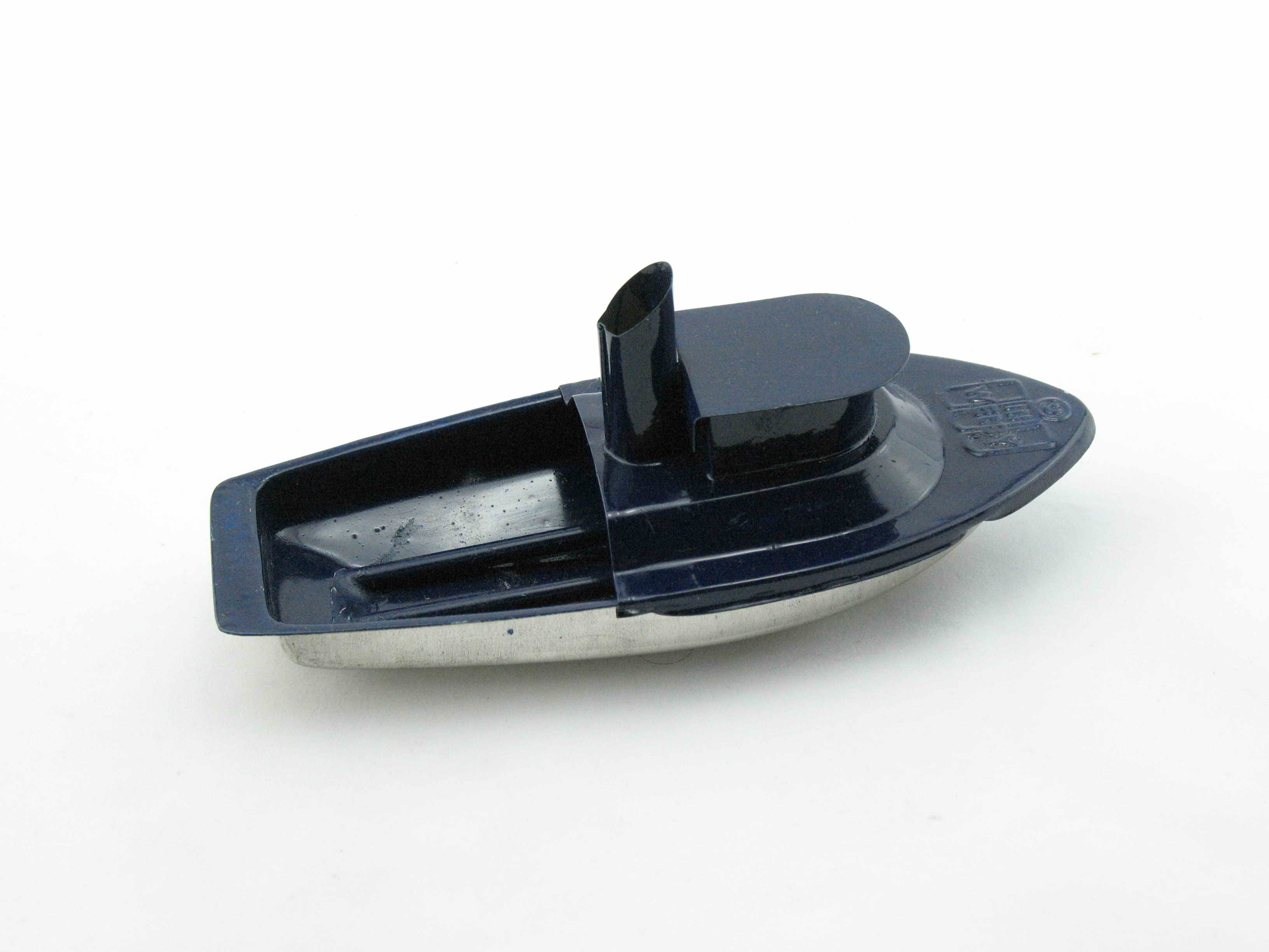 Blechspielzeug - Kerzenboot, Pop Pop Hut Boot