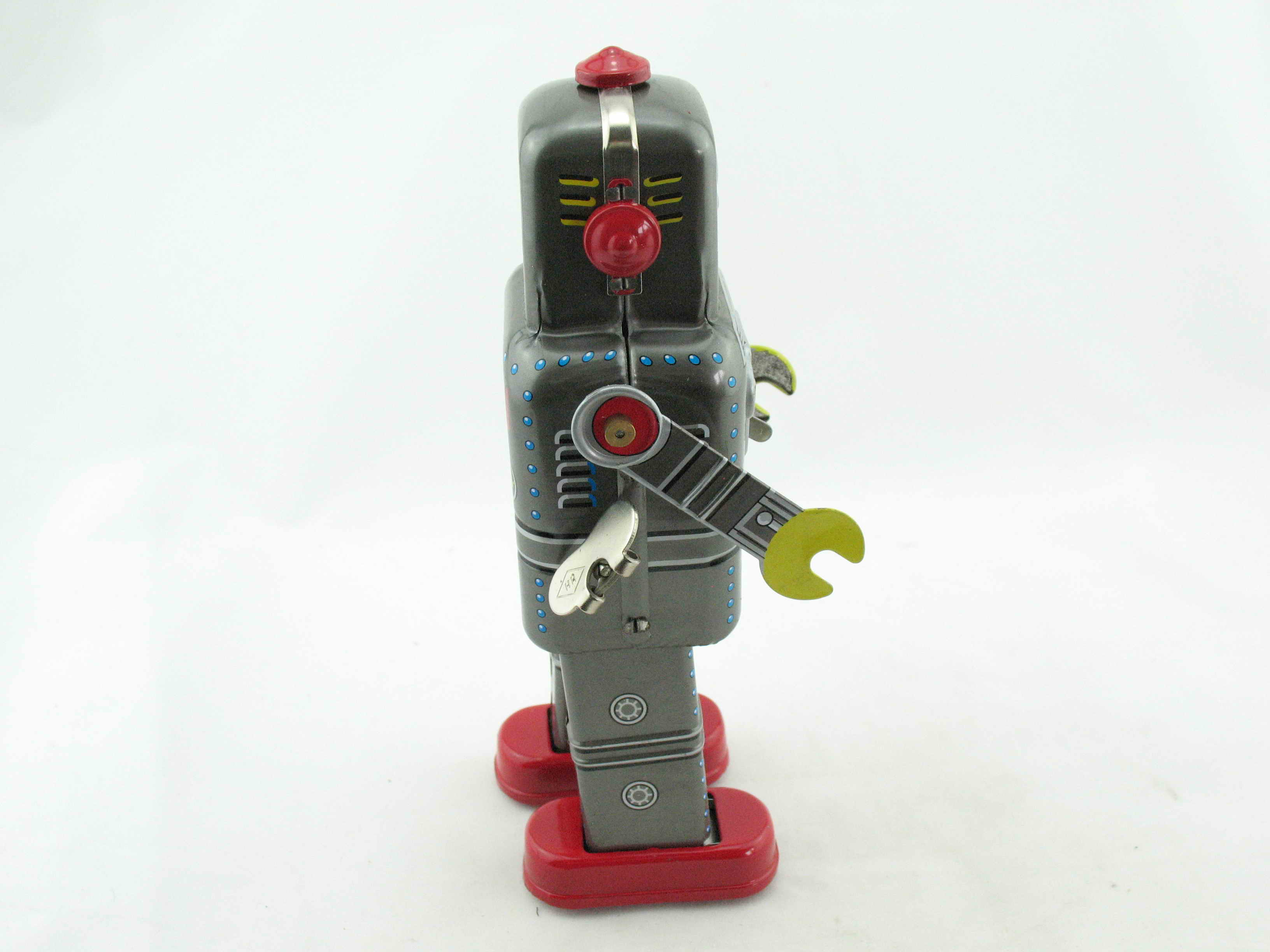 Blechspielzeug - Roboter Space Man, grau