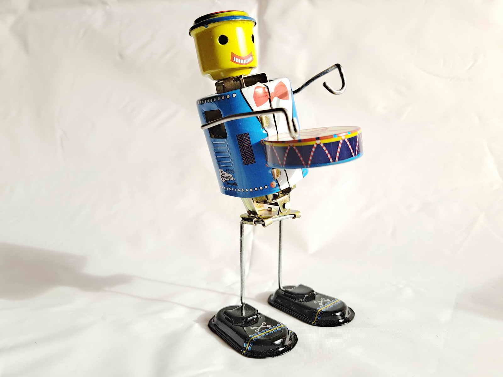 Blechspielzeug - Roboter mit Trommel