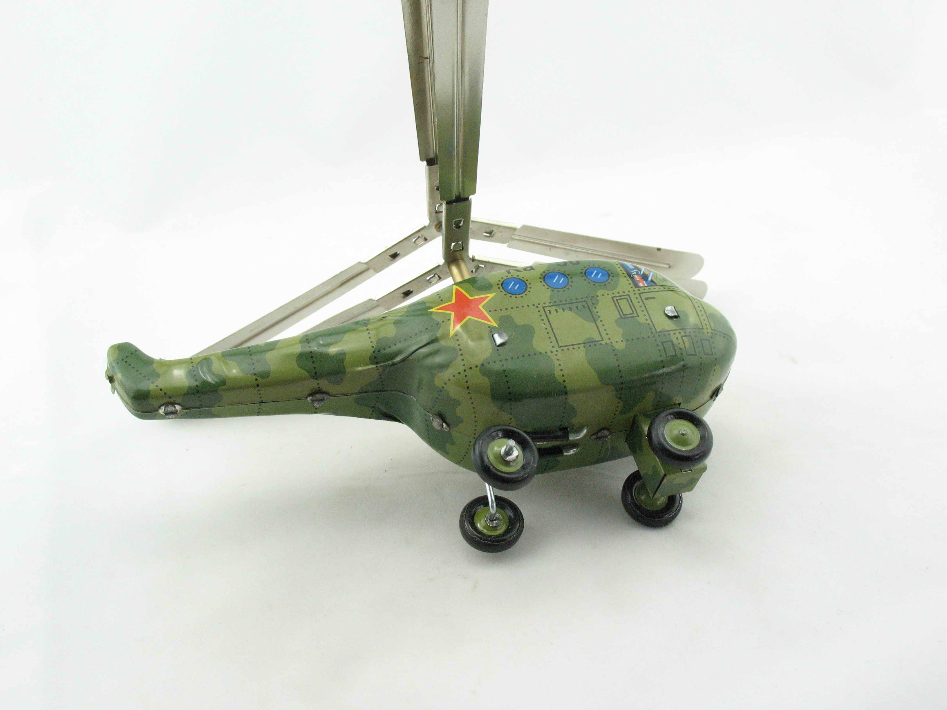 Blechspielzeug - Helikopter Ka-50 grün, Militär