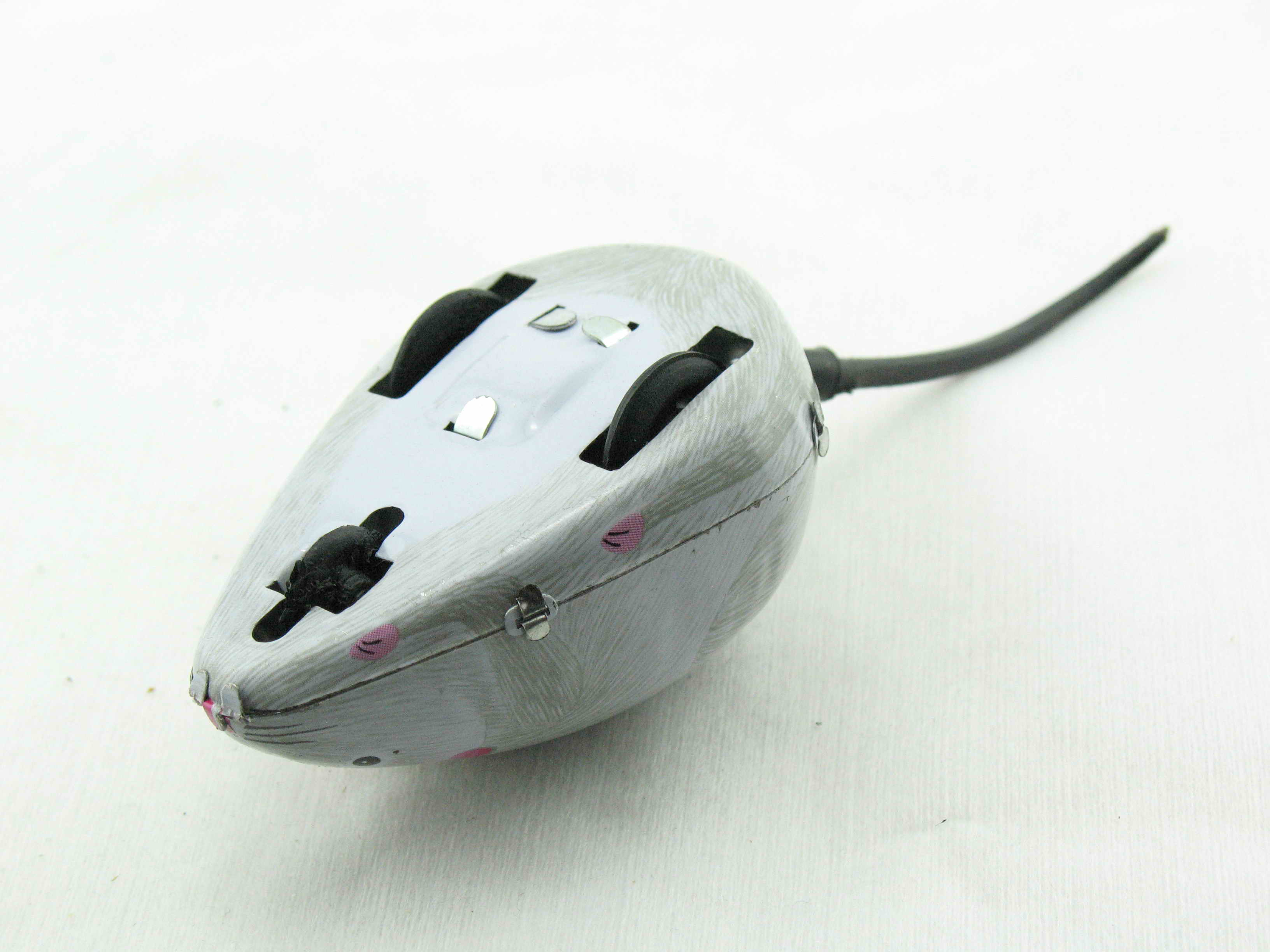 Blechspielzeug - Graue Maus Wackelschwanz