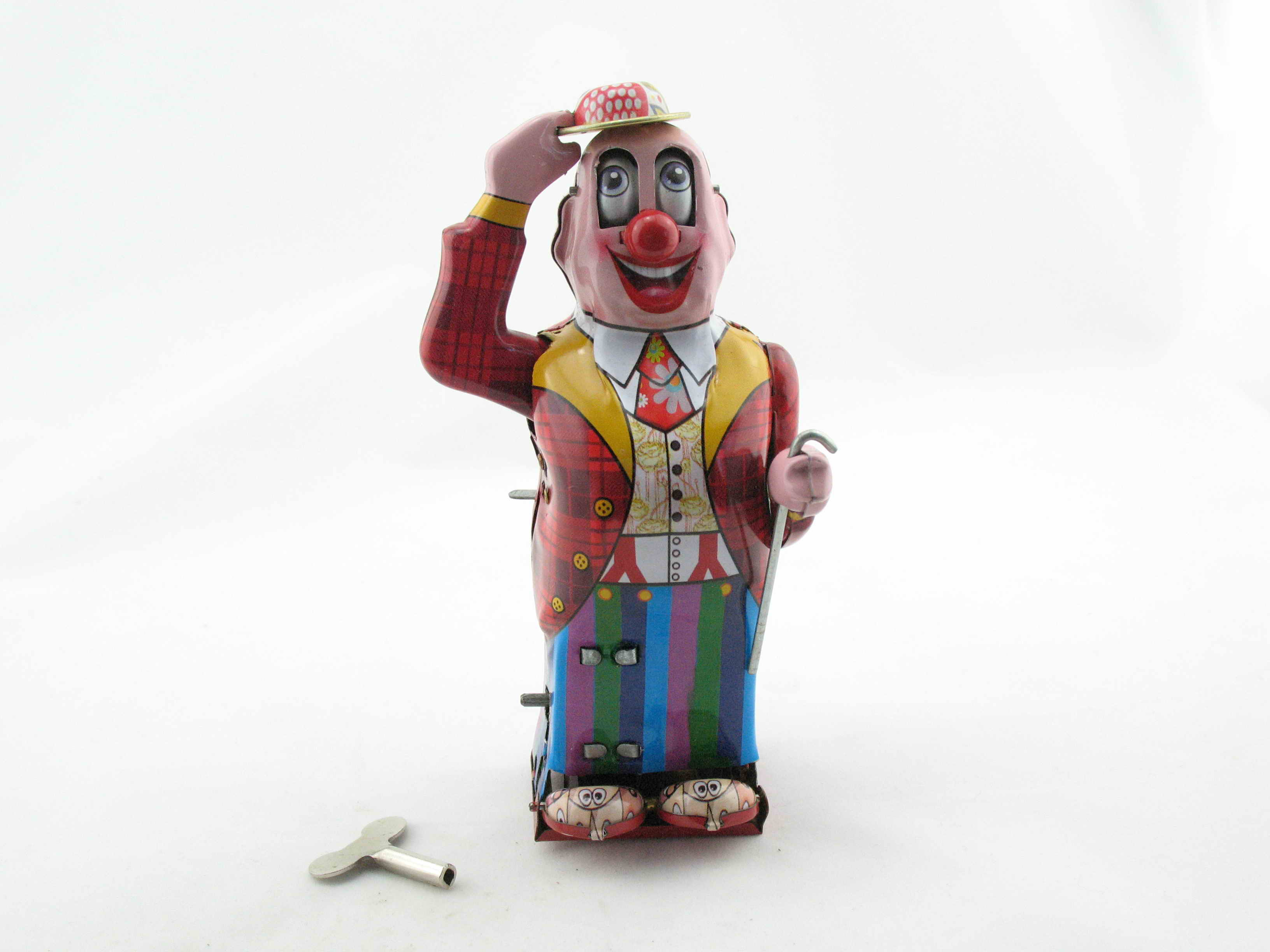 Blechspielzeug - Grüßender Clown