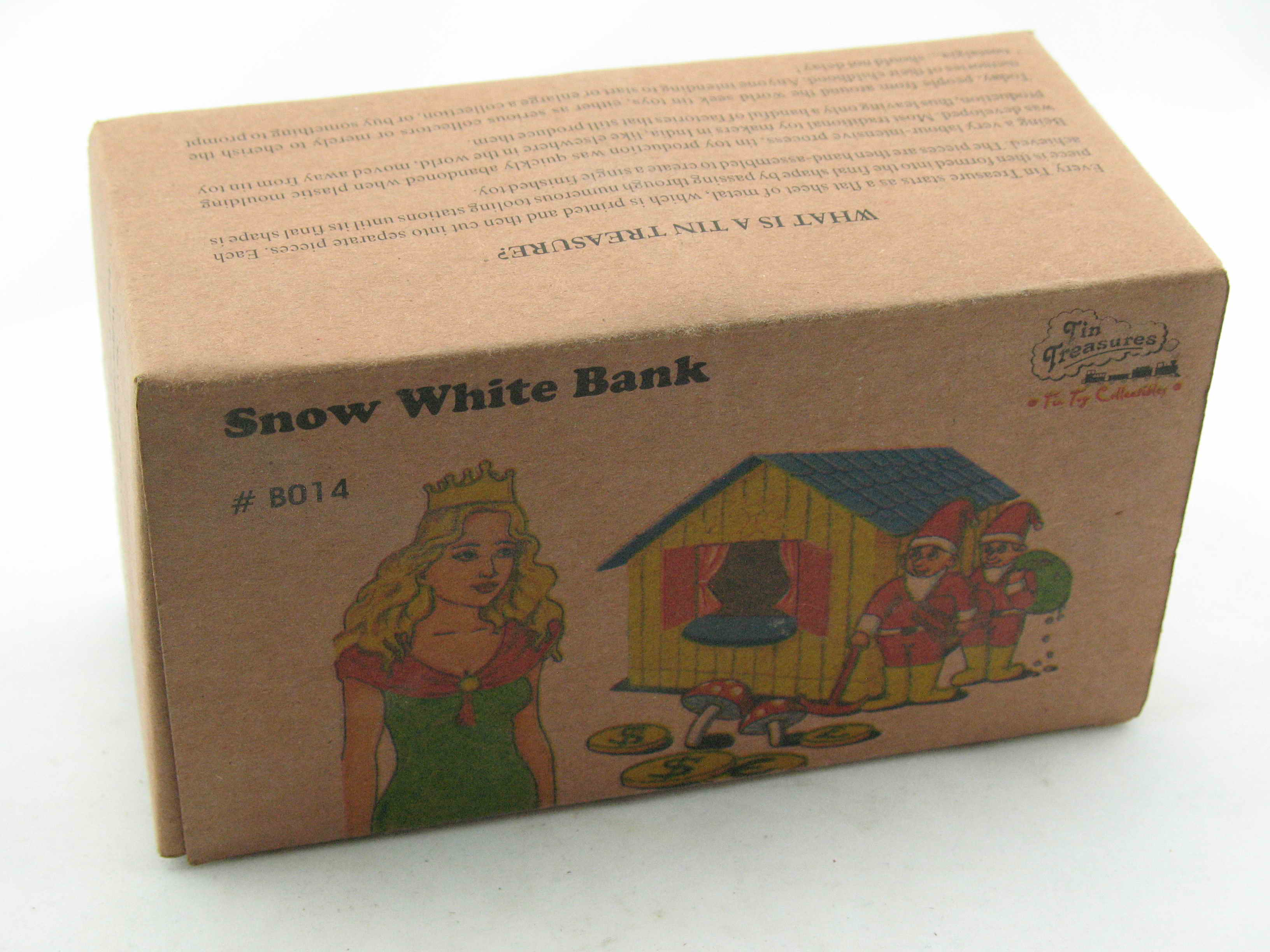 Blechspielzeug - Spardose Snow White Bank, Schneewittchen