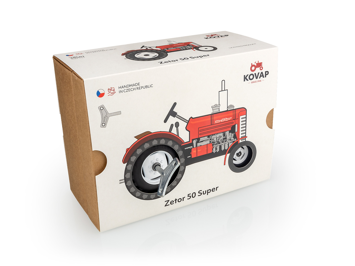 Traktor Zetor 50 super von KOVAP - Blechspielzeug