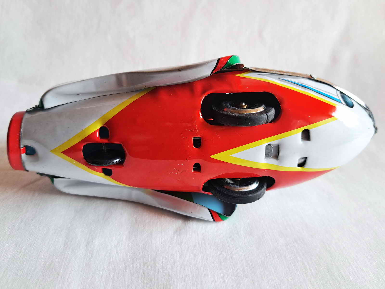 Blechspielzeug - Raketenboot, Raumschiff Rocket Racer