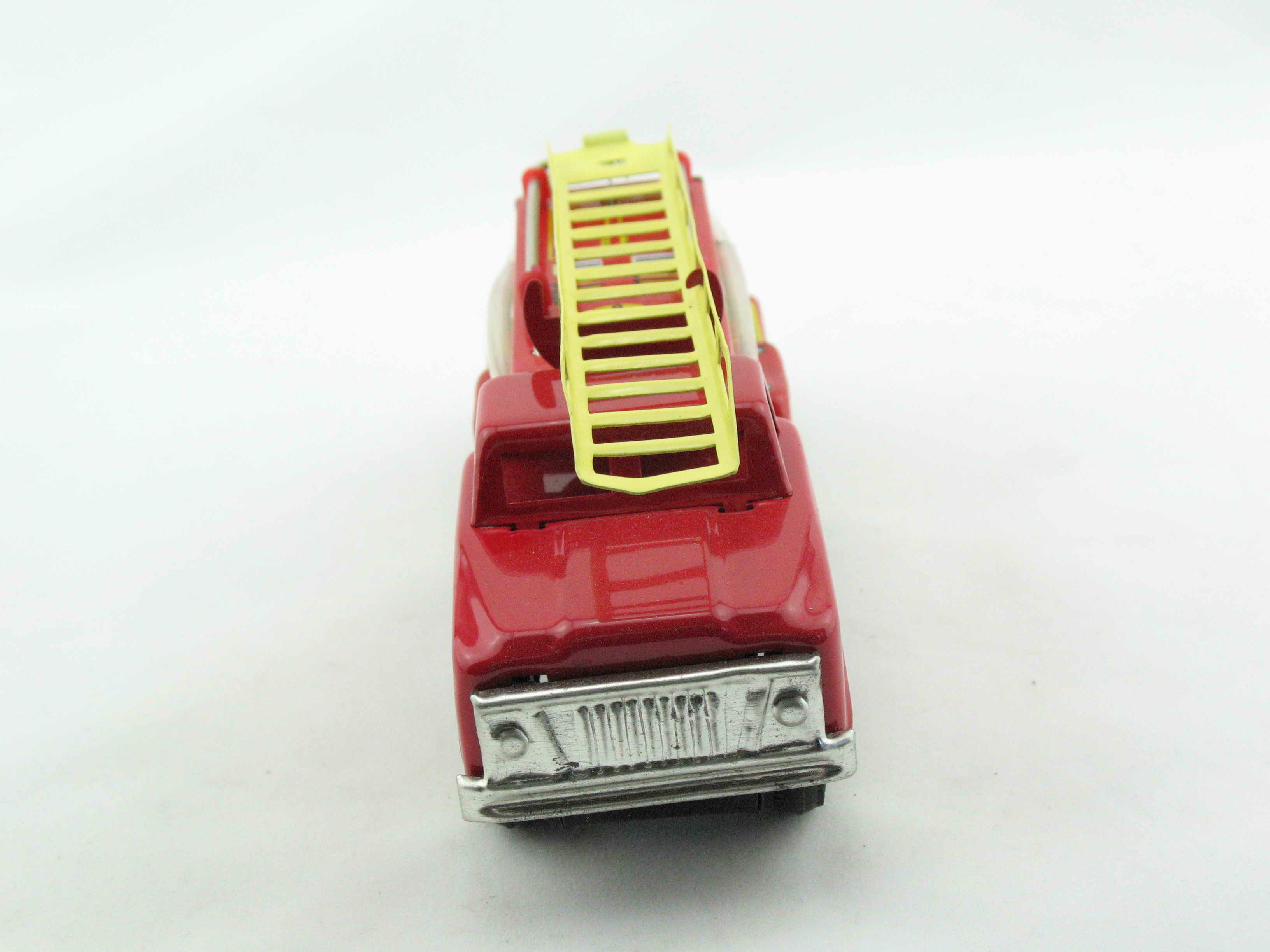Blechspielzeug - Auto Feuerwehr klein, Leiterwagen