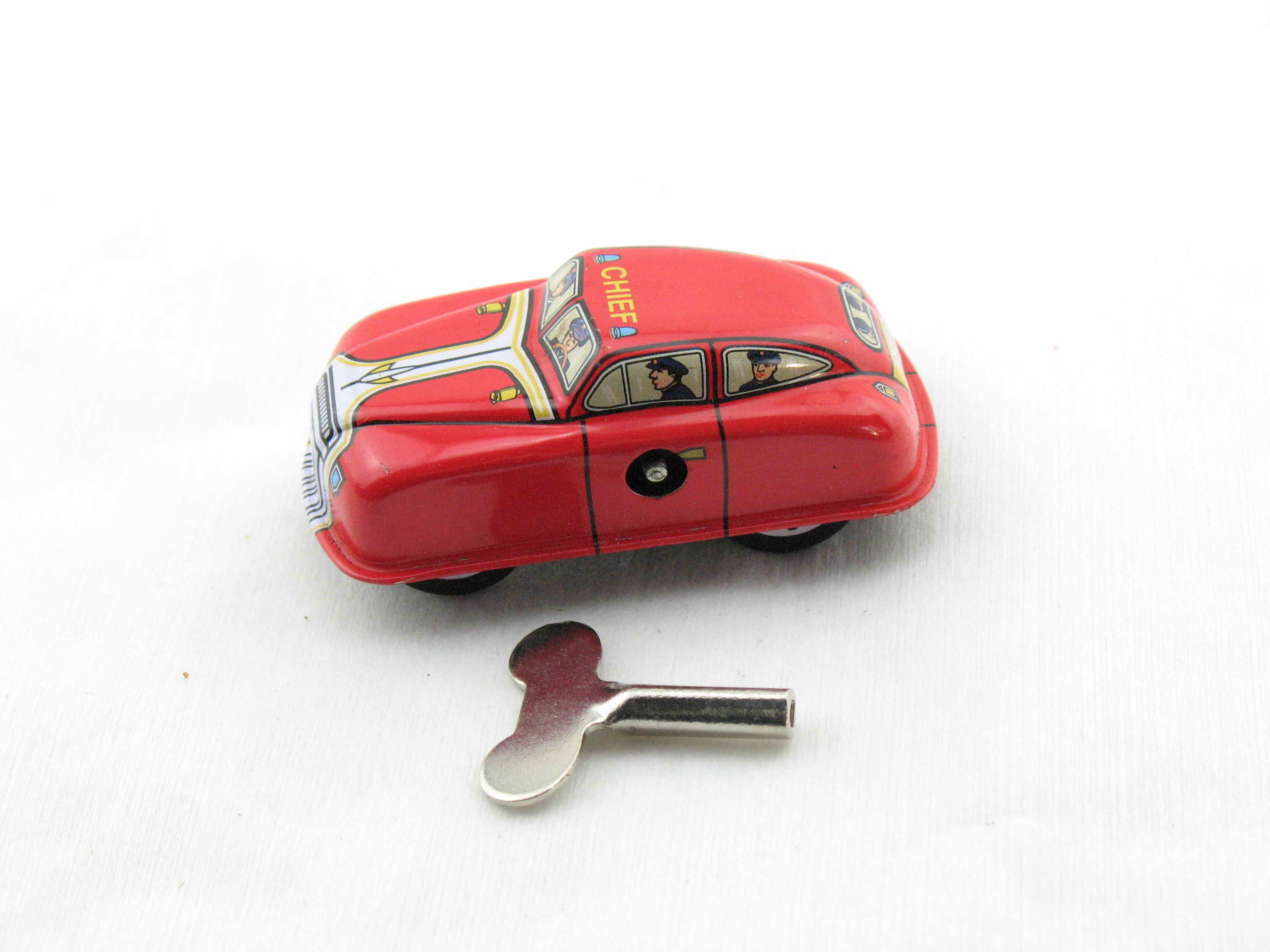 Blechspielzeug - Auto Feuerwehr aus Blech 7cm