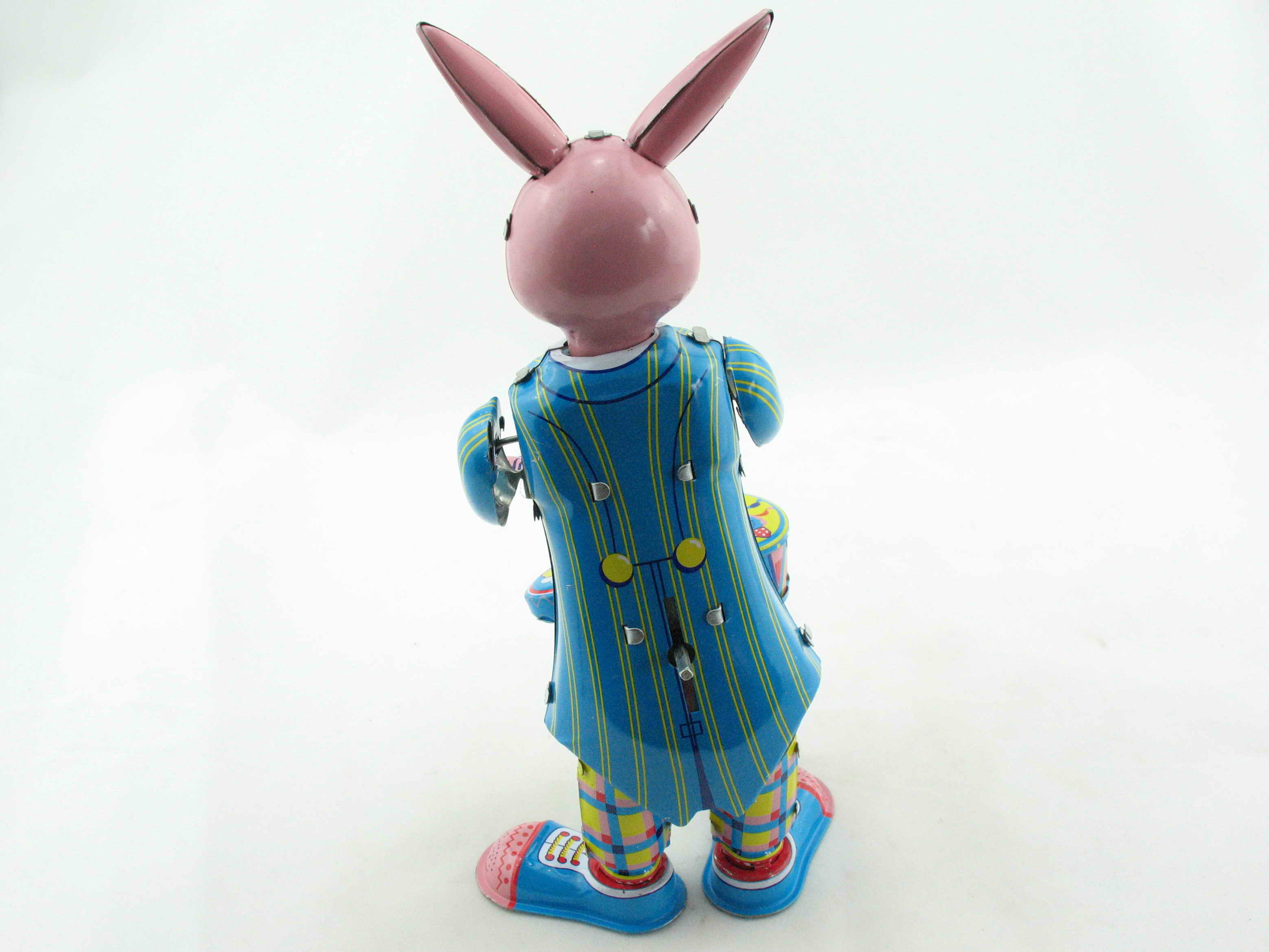 Blechspielzeug - Großer Hase mit Trommel