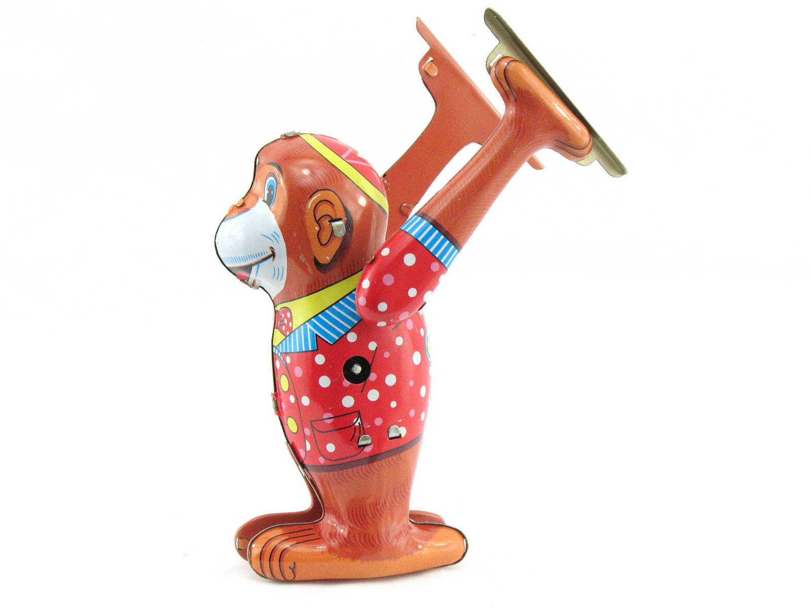Blechspielzeug - Turnender Affe mit Überschlag TUMBLING MONKEY