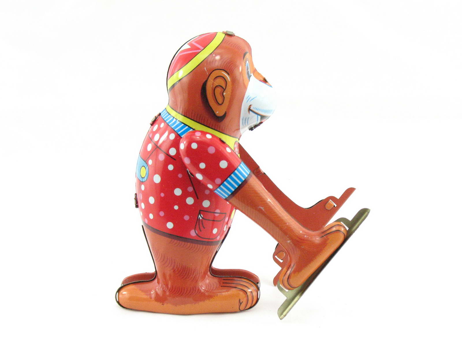 Blechspielzeug - Turnender Affe mit Überschlag TUMBLING MONKEY
