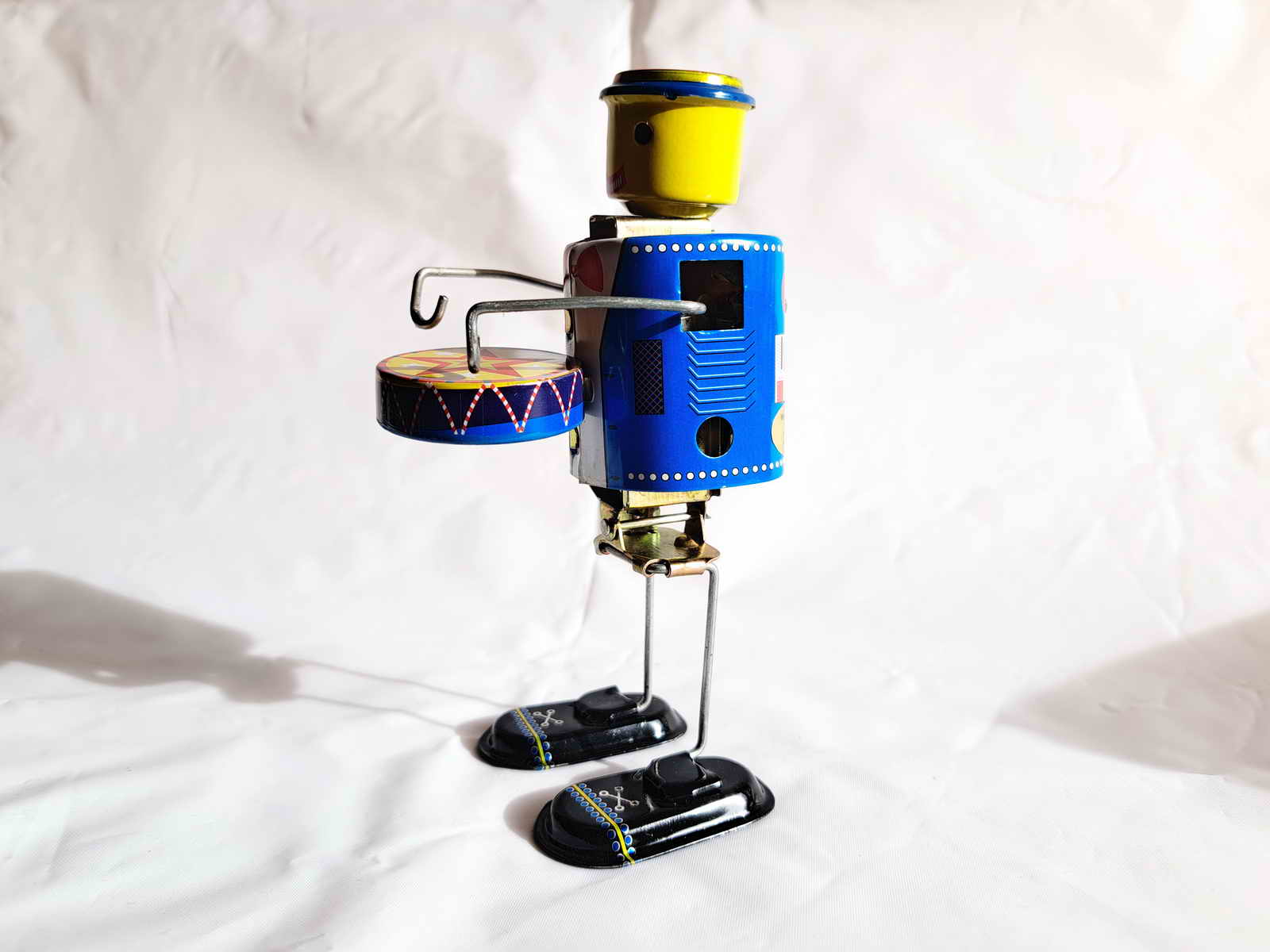 Blechspielzeug - Roboter mit Trommel