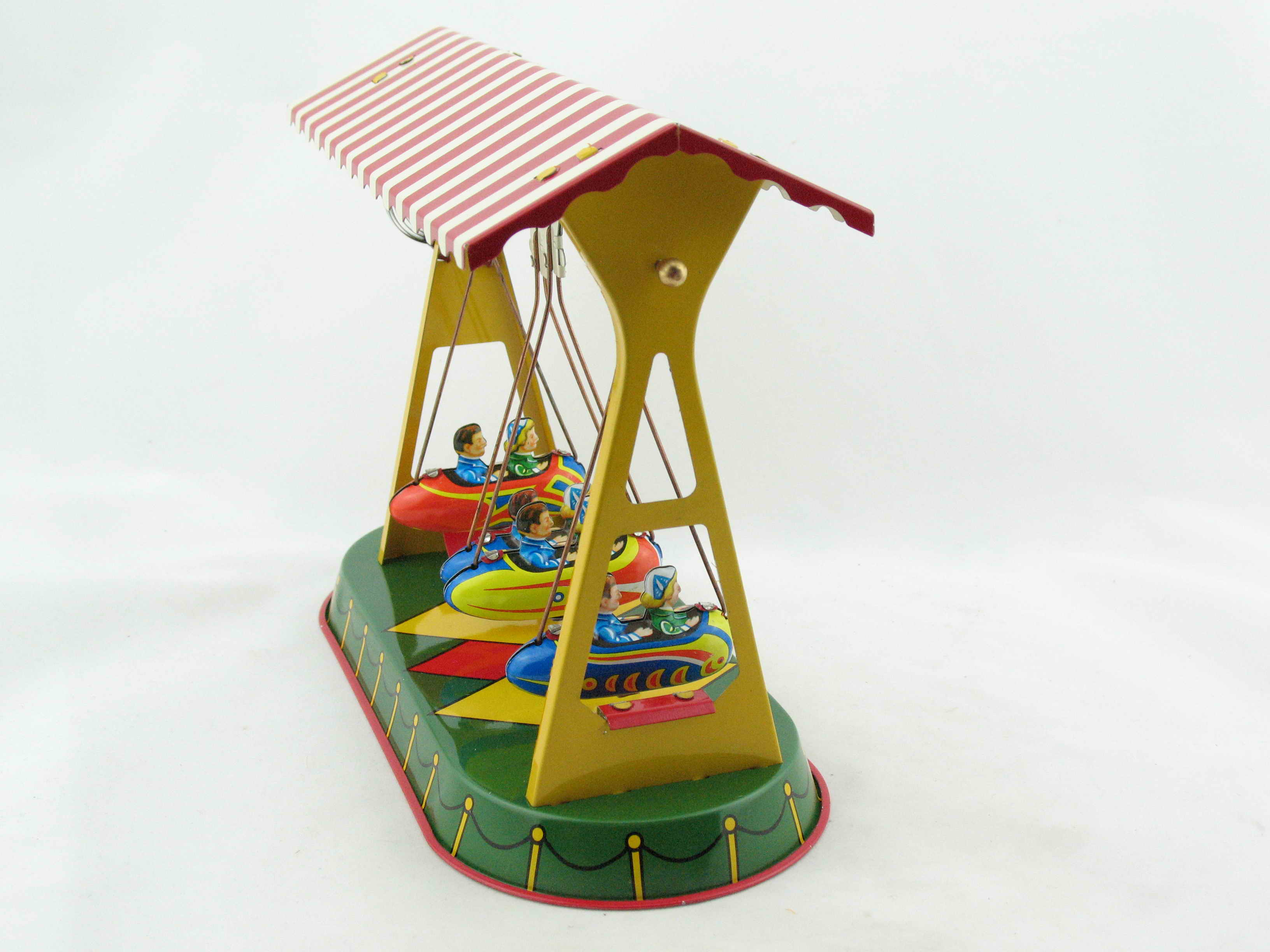 Blechspielzeug - Schiffschaukel mit Gondeln, made in Germany