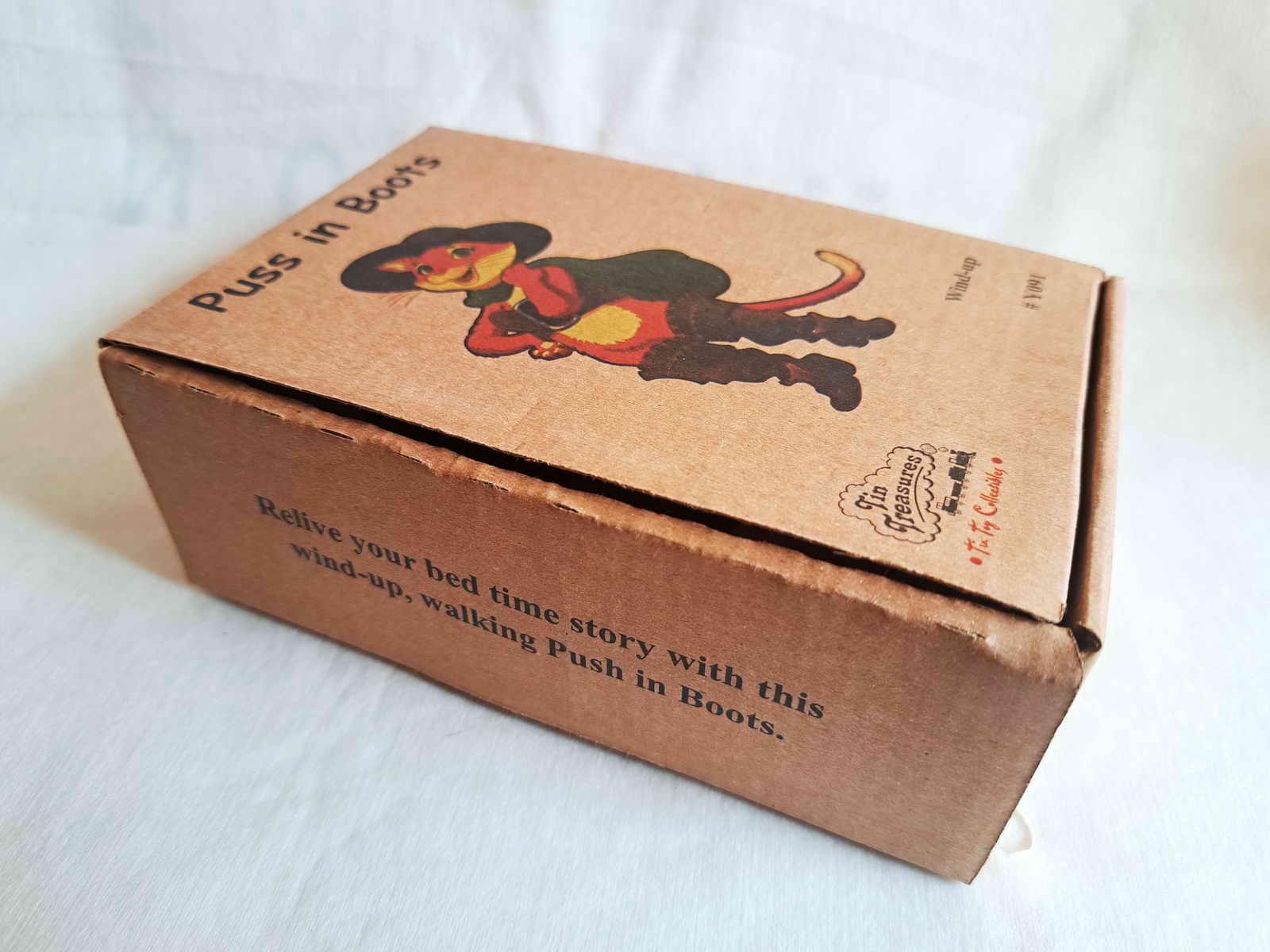 Blechspielzeug - gestiefelter Kater mit Uhrwerk 'Puss in Boots'