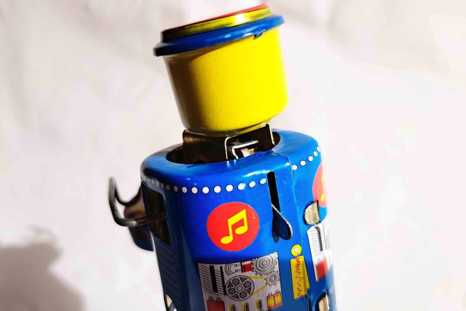 Blechspielzeug - Roboter mit Trommel