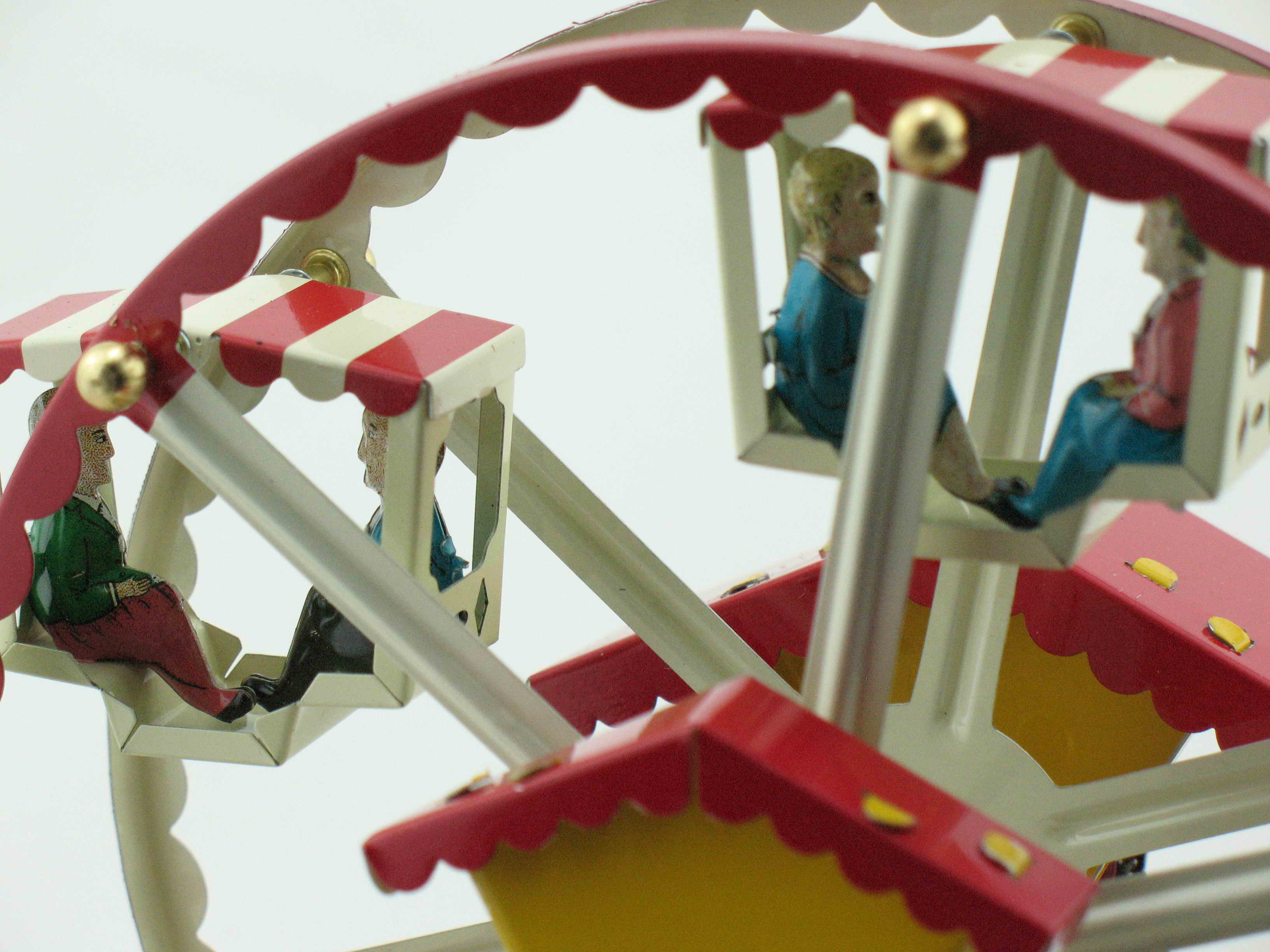 Blechspielzeug - Riesenrad mit 6 Gondeln, made in Germany