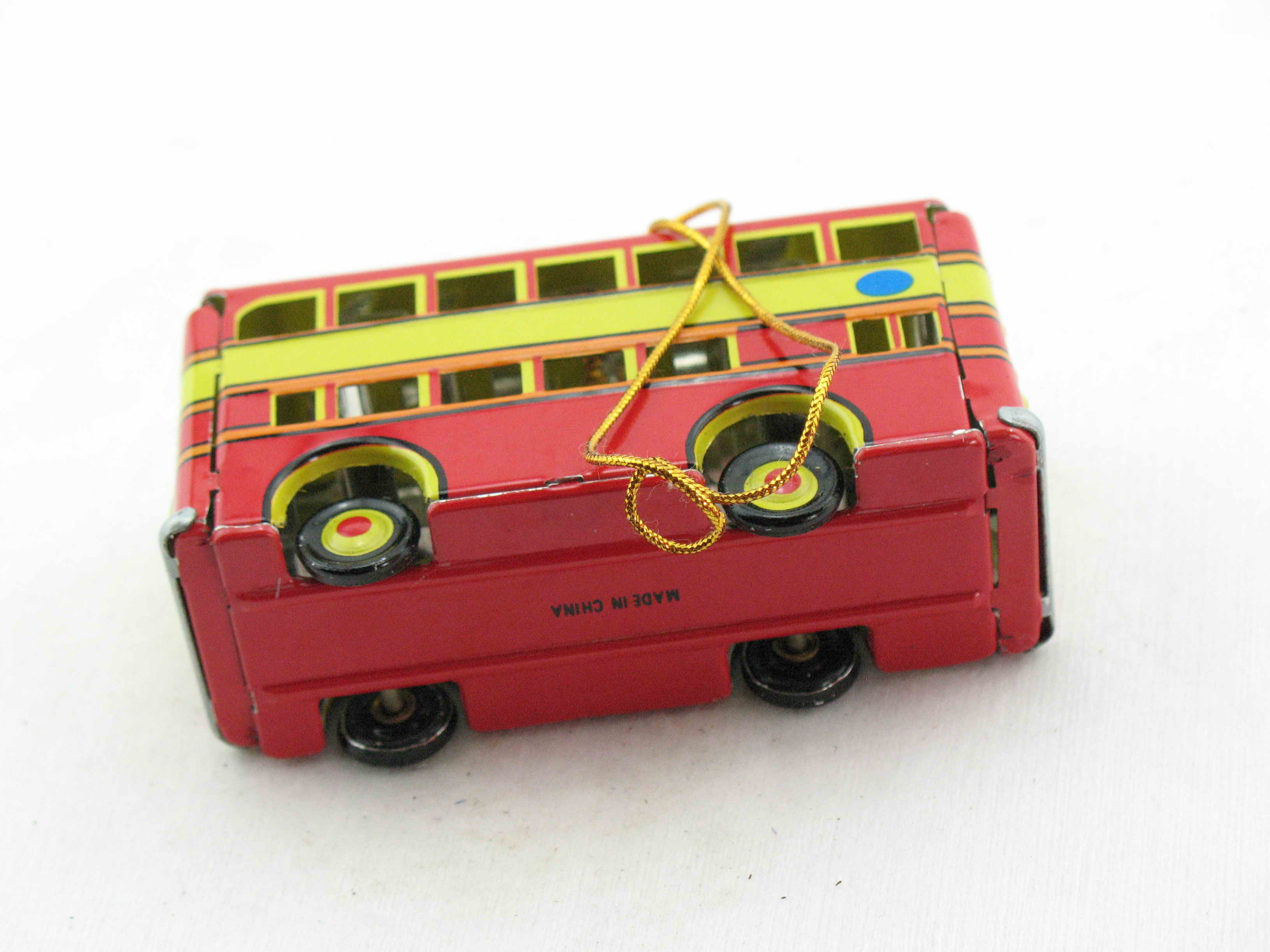 Blechspielzeug - Deko-Doppeldecker Bus