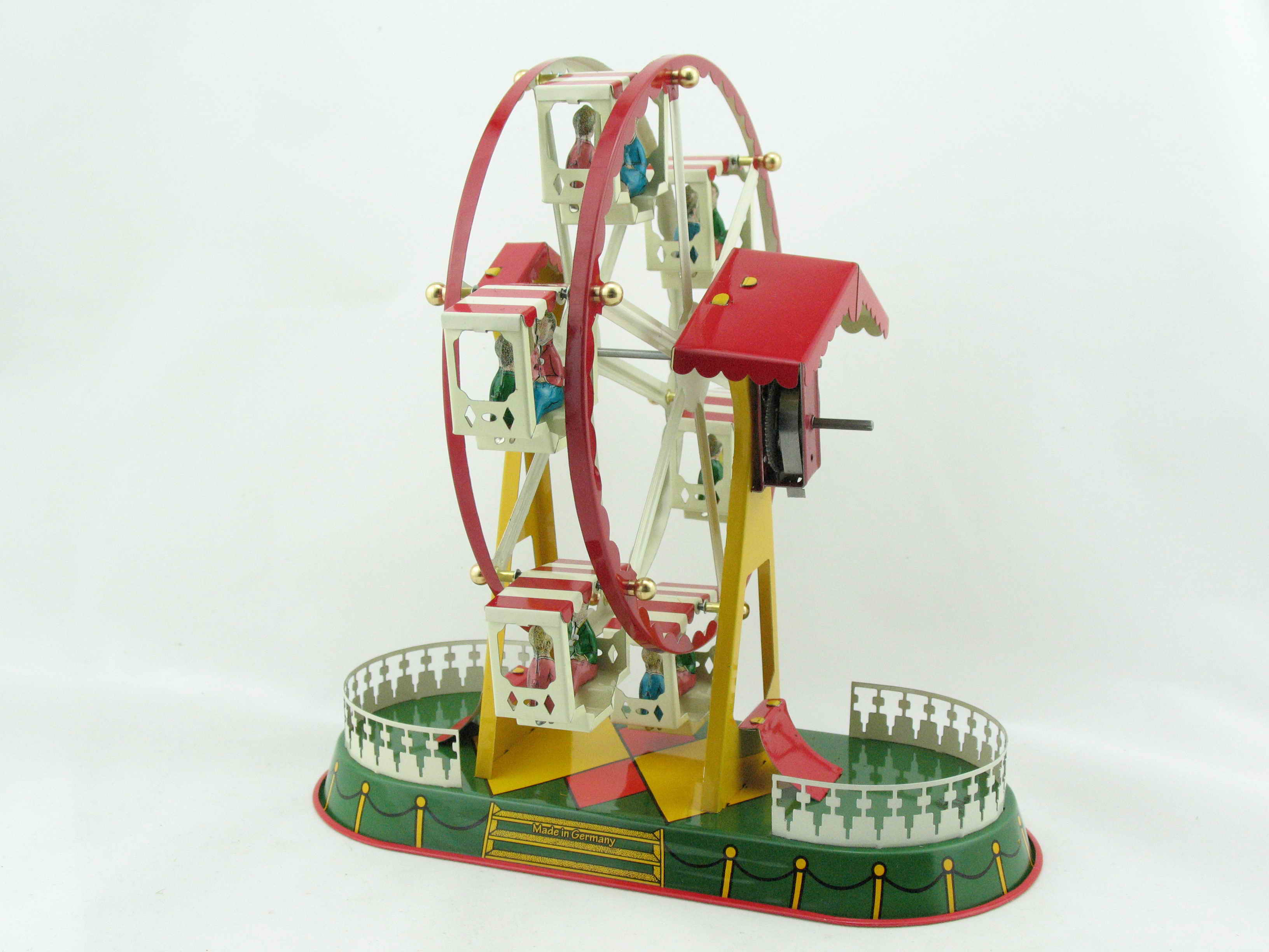 Blechspielzeug - Riesenrad mit 6 Gondeln, made in Germany