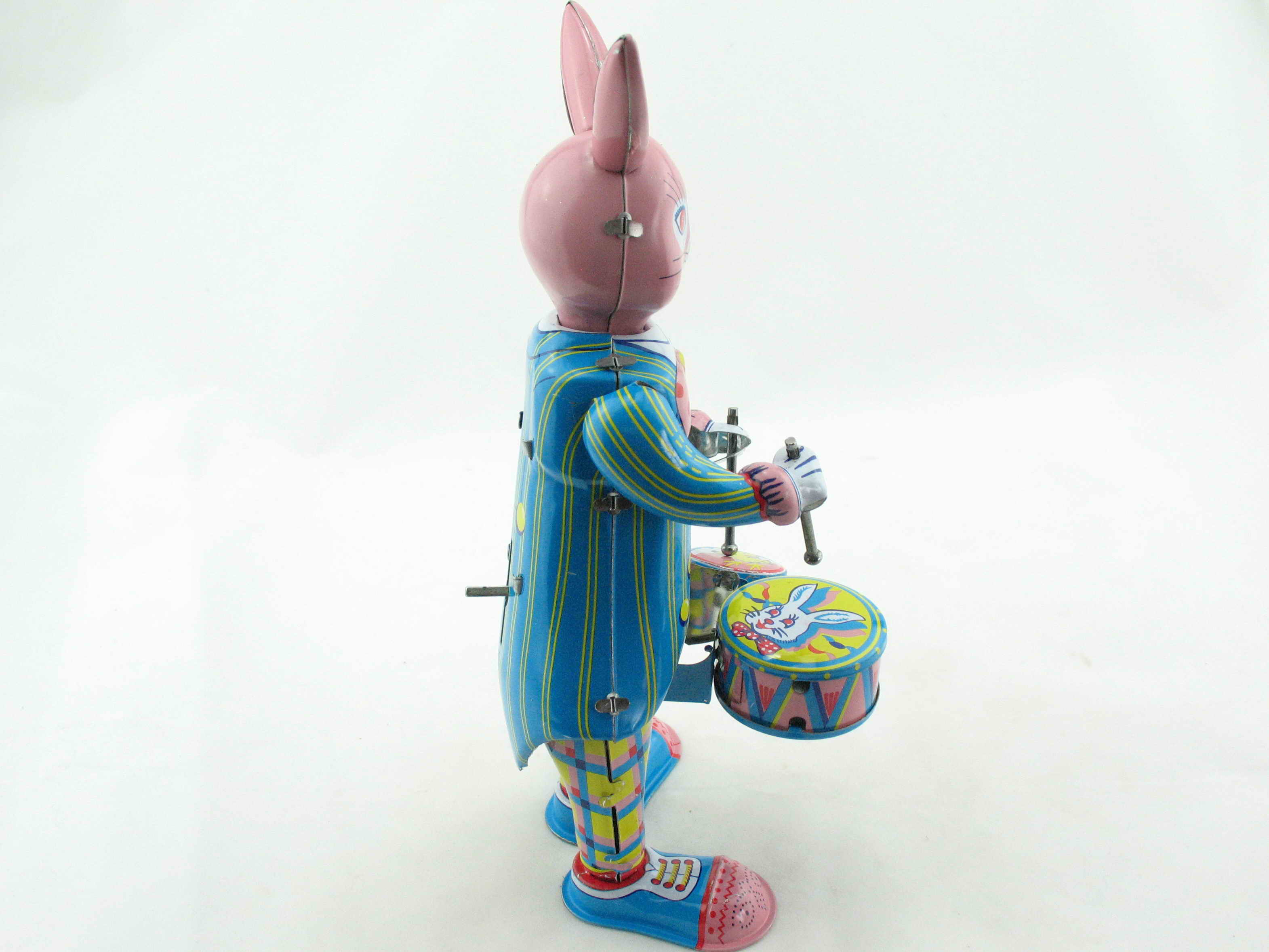 Blechspielzeug - Großer Hase mit Trommel