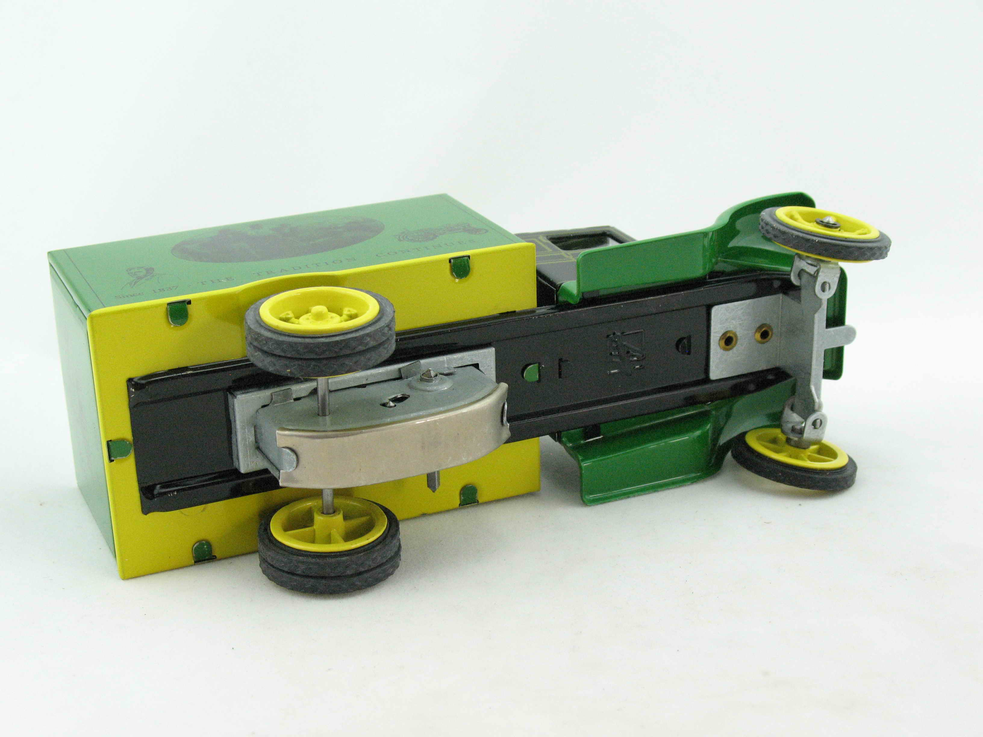 HAWKEYE LKW John Deere mit Uhrwerk von KOVAP - Blechspielzeug