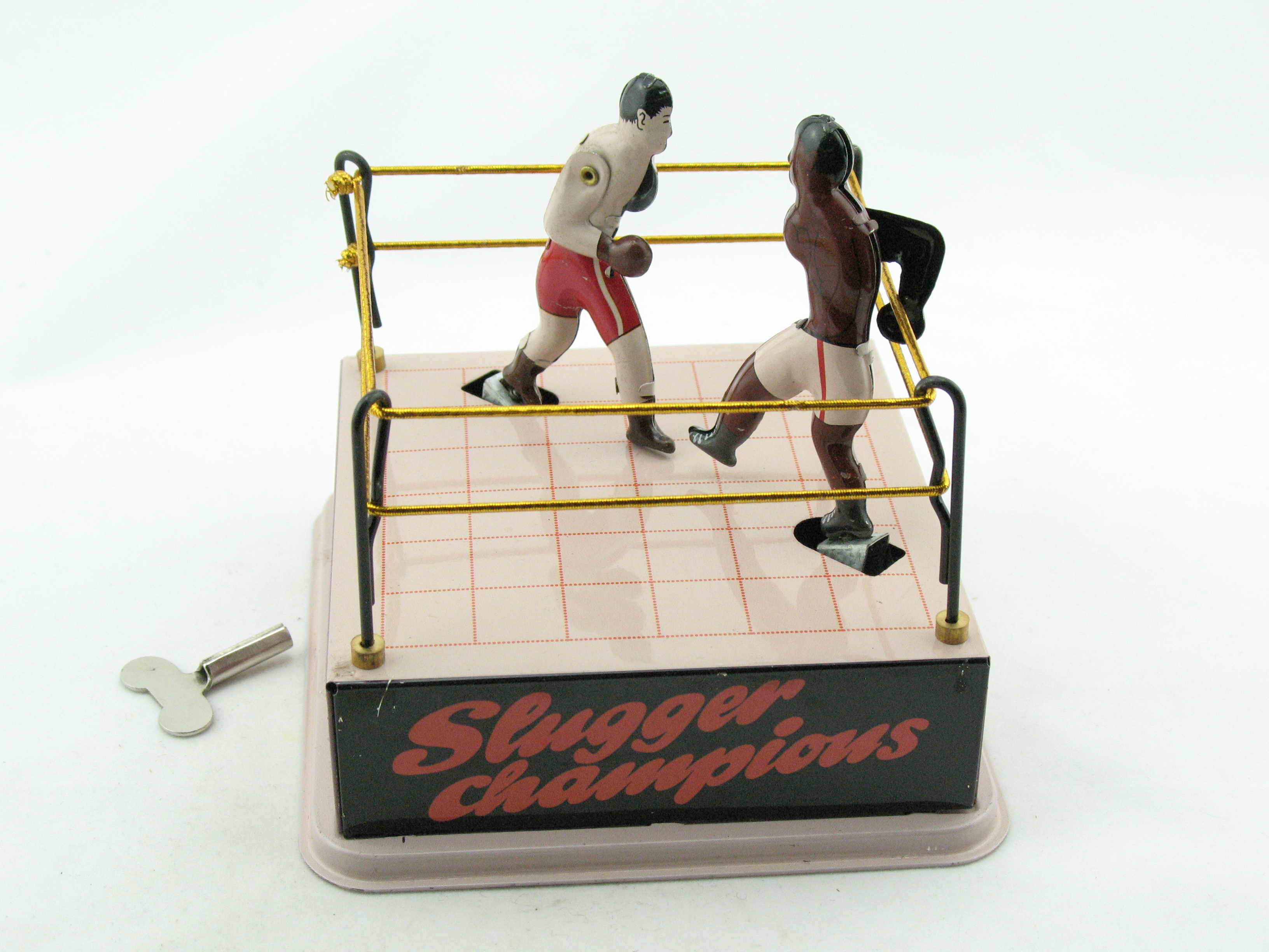 Blechspielzeug - Boxring mit 2 Boxern