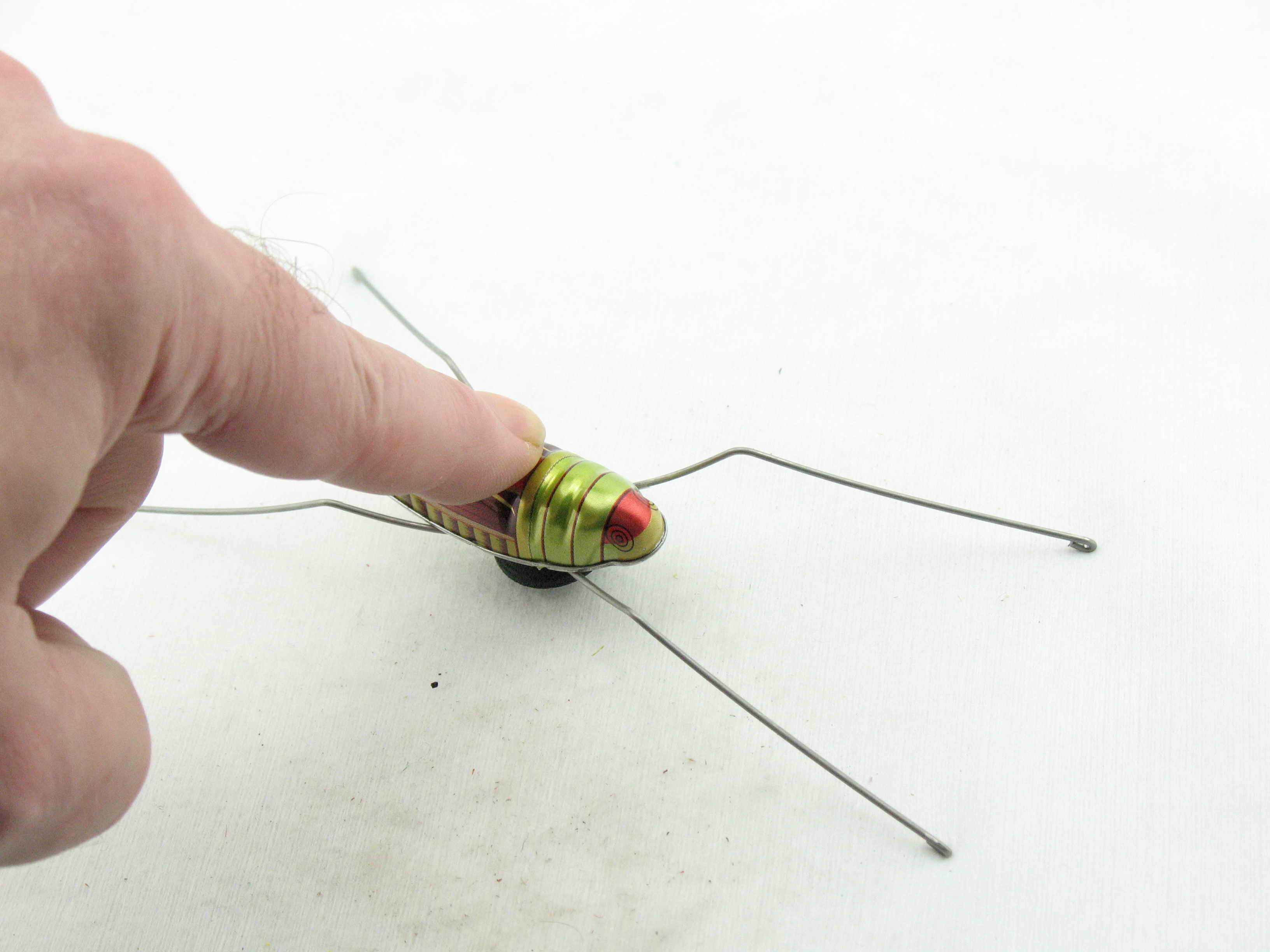 Blechspielzeug - Grashüpfer - Jumping Grass Hopper