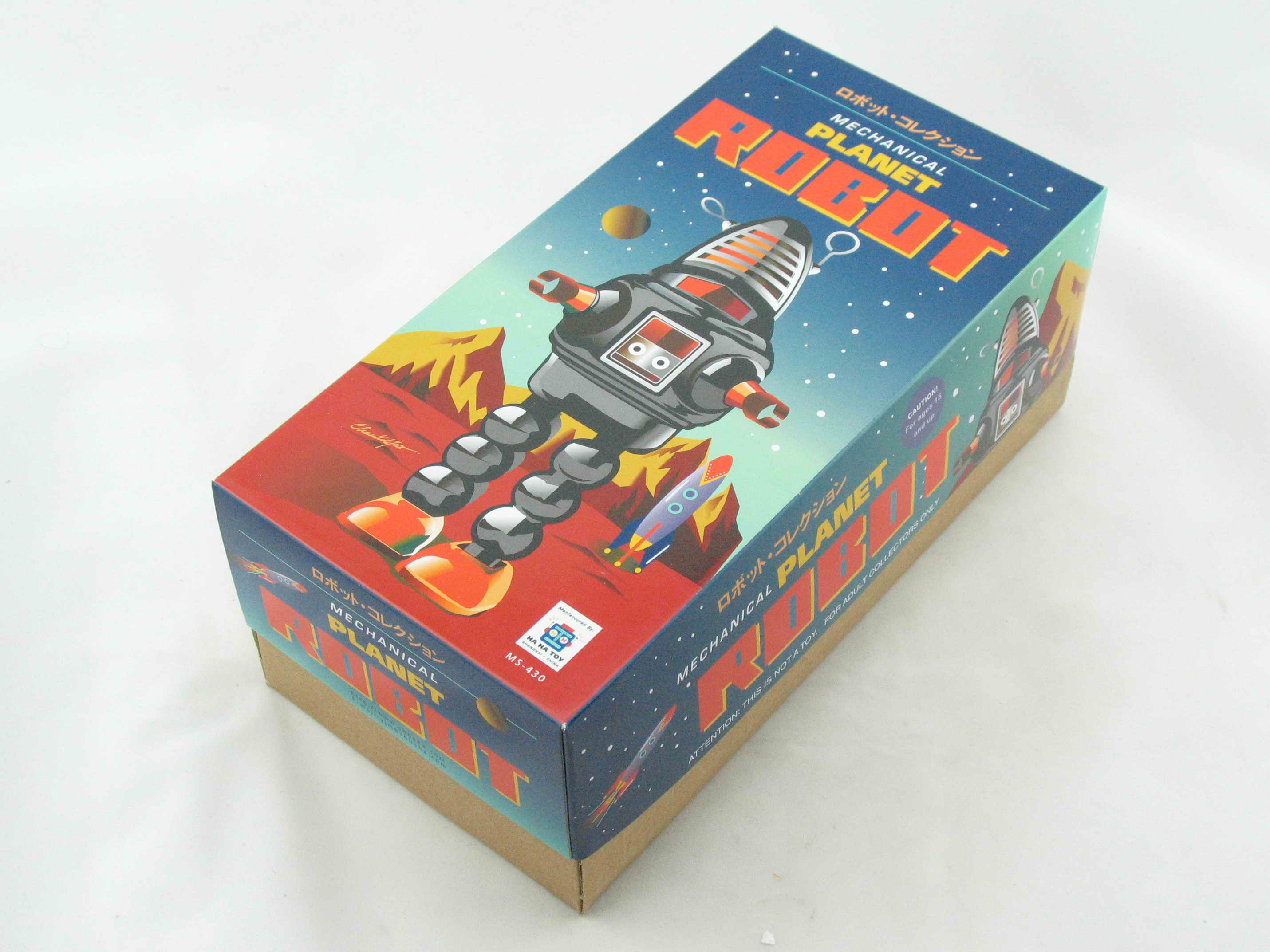 Blechspielzeug - Roboter, Planet Robot schwarz