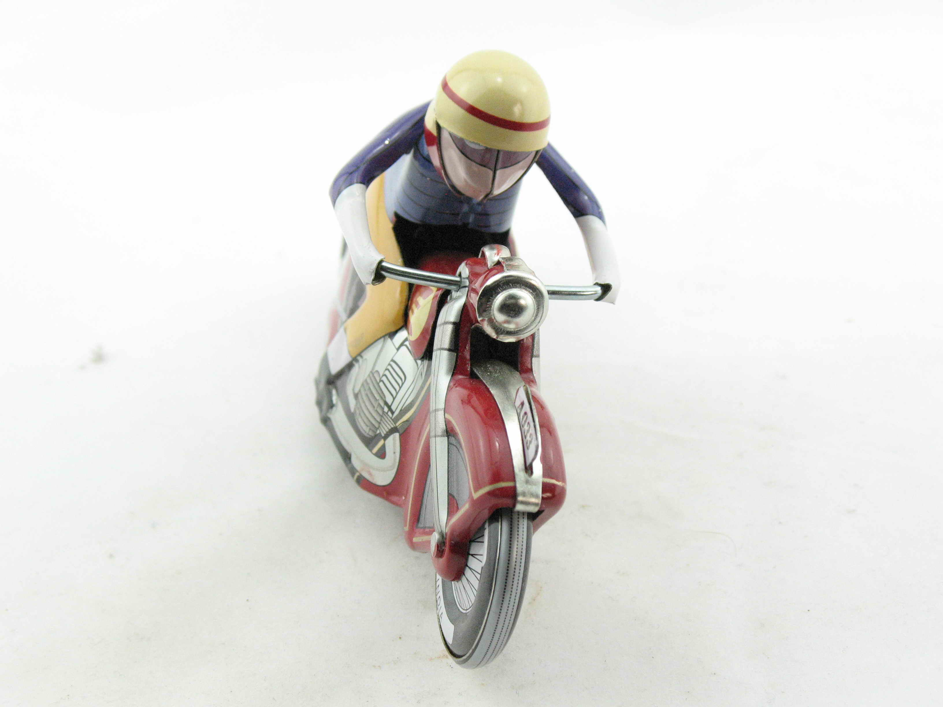 Blechspielzeug - Motorrad Motoracer Classic rot
