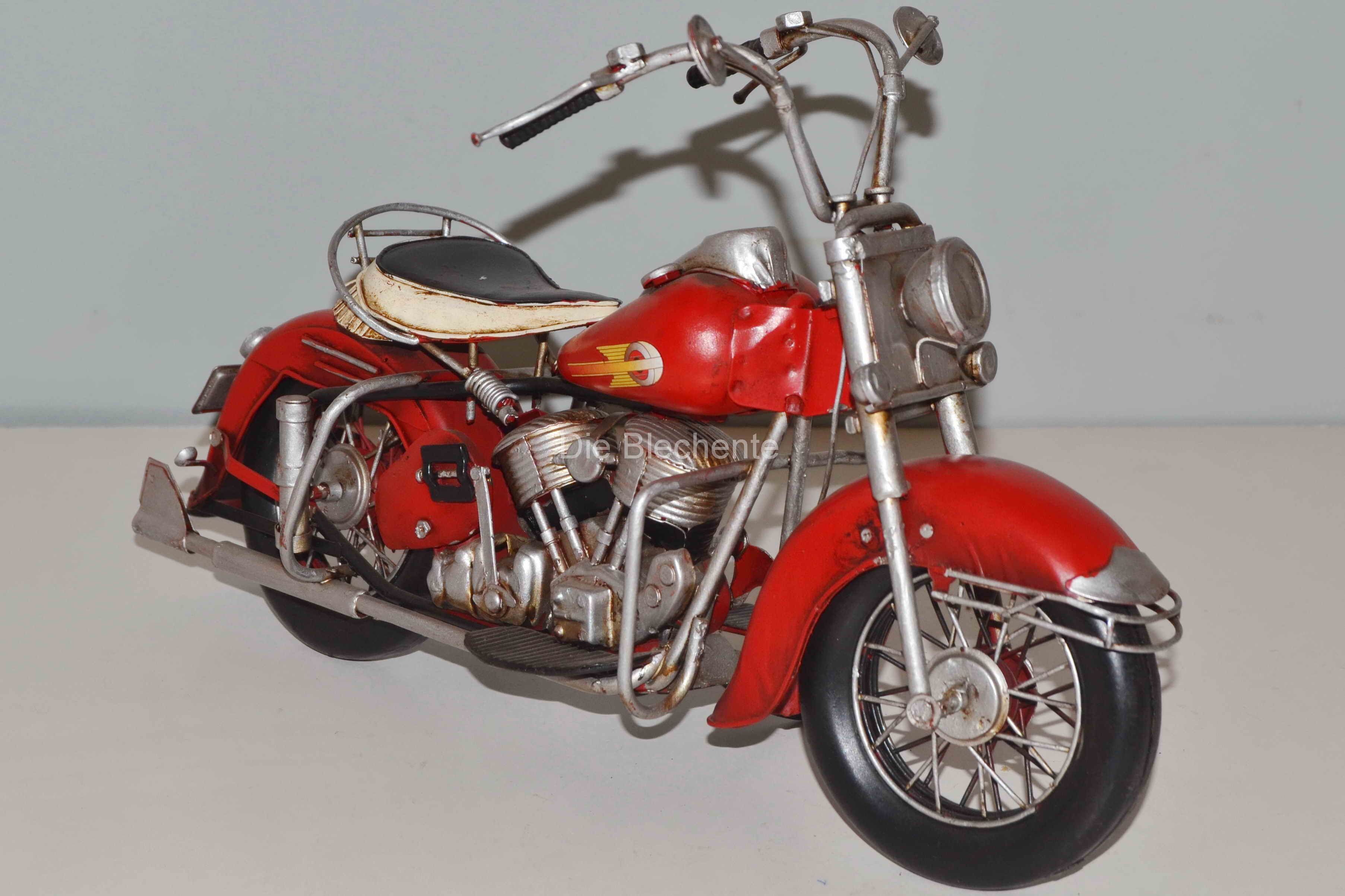 Blechmodell - Motorrad Harley 1957