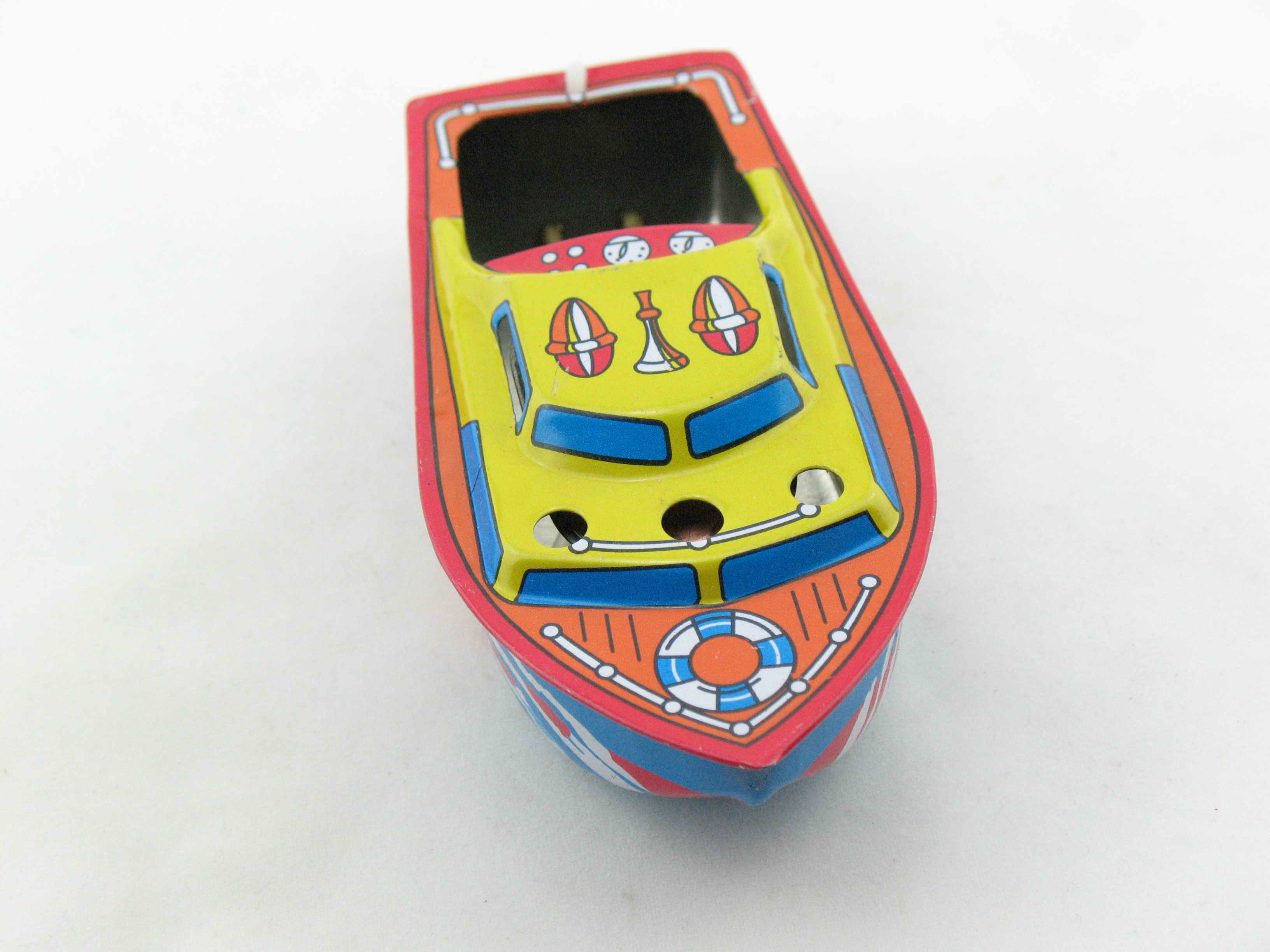 Blechspielzeug - Pop Pop Kerzenboot