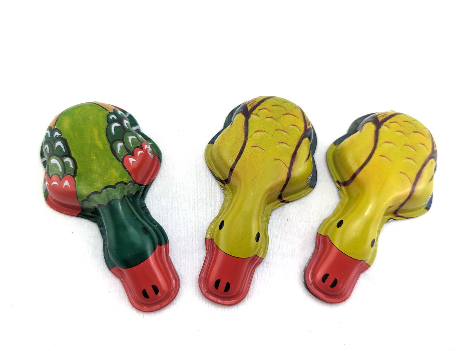 Blechspielzeug - Knack-Ente groß, Klicker, Knacker, Knackfrosch
