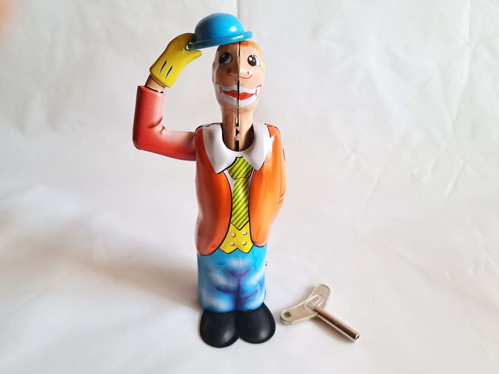 Blechspielzeug - Jonny der Clown (zum Aufziehen)