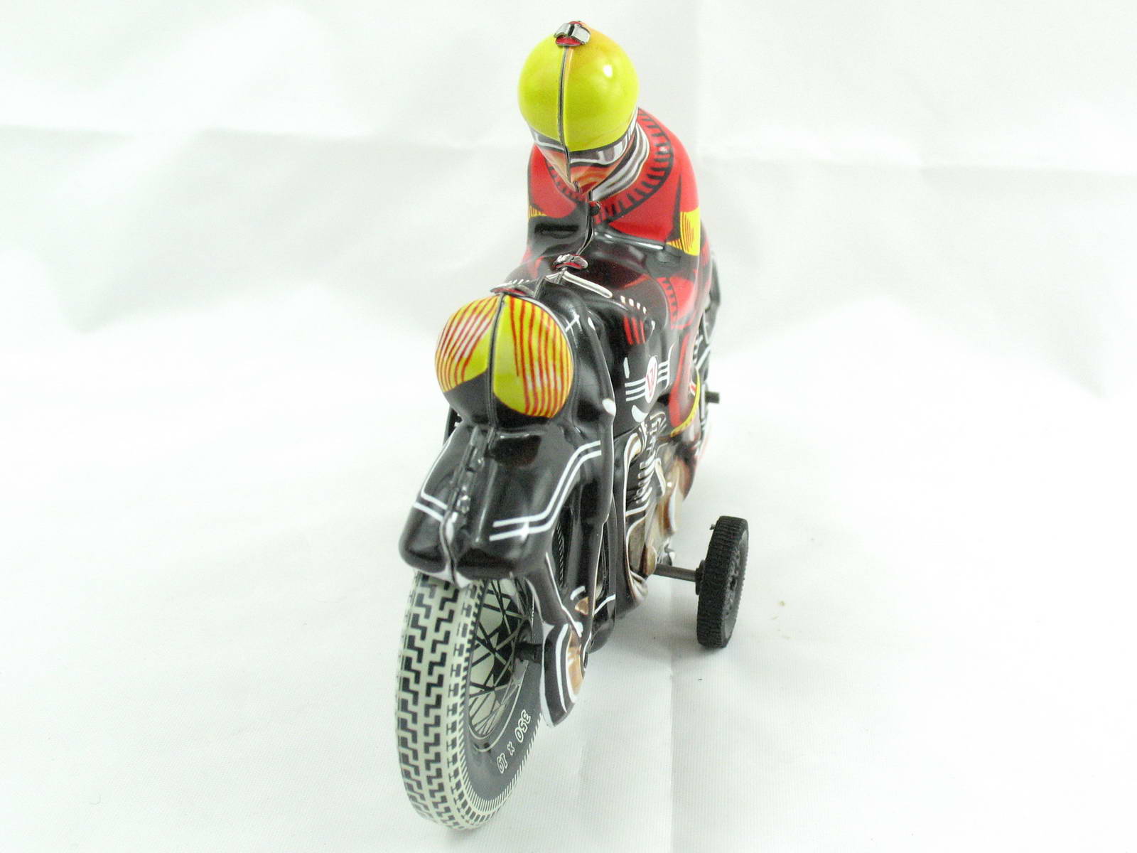 Blechspielzeug - Motorrad schwarz, made in Germany